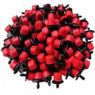 Comprar gotero rojo regulable de 0 a 70 litros/hora. 5000 unidades.