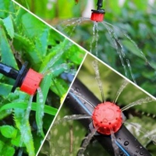 Achetez un goutteur réglable rouge de 0 à 70 litres/heure. 5 000 unités.