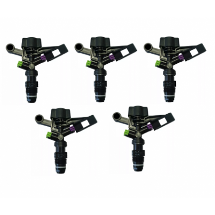 Confezione da 5 irrigatori 6003-C da 1/2" | Irrigazione circolare professionale per colture