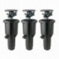 [Pack 3] Aspersor Emergente Rain Bird 2045A Maxi-Paw con Tobera Intercambiable. Rosca 1/2" y 3/4"