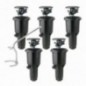 [Pack 5] Aspersor Emergente Rain Bird 2045A Maxi-Paw con Tobera Intercambiable. Rosca 1/2" y 3/4" + Llave Montaje
