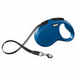 Acquista il guinzaglio estensibile Flexi New Classic M-tape in blu.