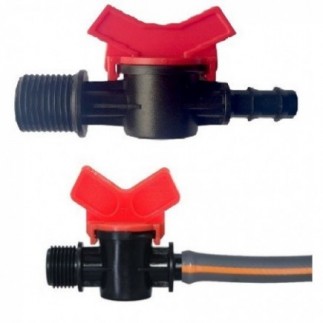 Achetez une vanne de commutation d'irrigation goutte à goutte 16 mm x 3/4 ", paquet de 50