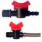 Vanne de commutation pour irrigation goutte à goutte 16 mm x 1/2”, robinet d'arrêt. Vanne de commutation pour irrigation goutte à goutte 16 mm x 1/2”, robinet d'arrêt.