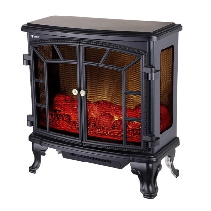 Camino elettrico con effetto fiamma TH-CY04 - Decorativo e imbottito