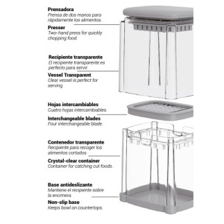 Tritatutto per alimenti TH-KA048