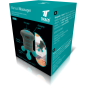 Masseur portatif rechargeable par USB avec têtes interchangeables