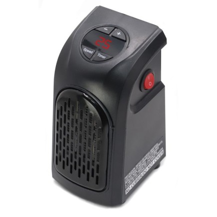 Mini aquecedor plug-in 400W com controle remoto