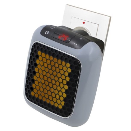 Mini radiateur enfichable à température réglable 800 W