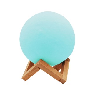 Lampada lunare con controllo touch da 15 cm, illuminazione celeste