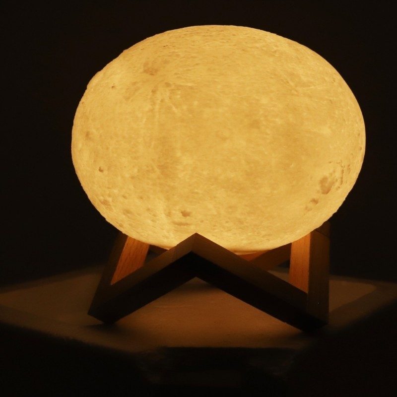 Lampada lunare touch control da 15 cm