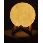 Lâmpada lunar com controle de toque de 15 cm Iluminação celestial