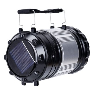 Lampada da campeggio con funzione Power Bank e ricarica solare