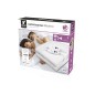 Aquecedor de cama elétrico 160x140 cm Lavável 2 temperaturas 2 controles ajustáveis 260W