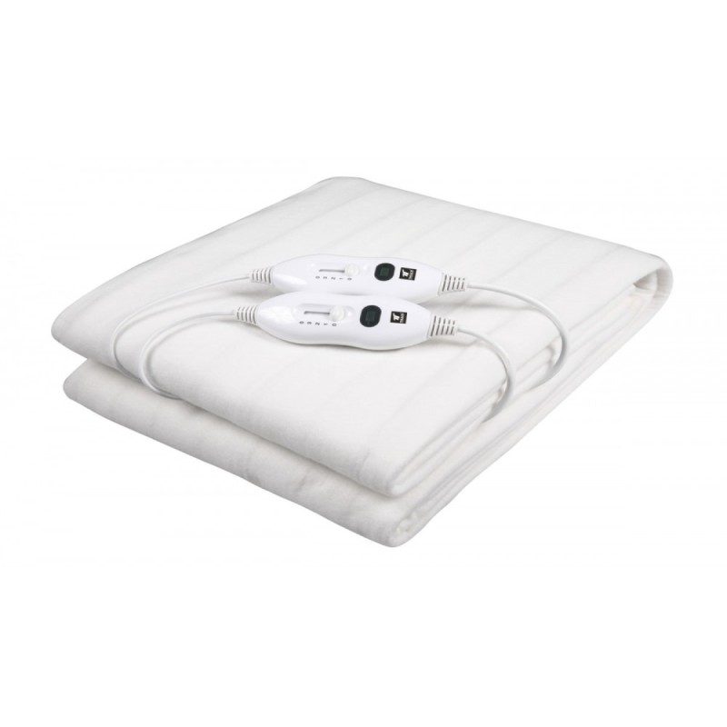 Calientacamas Eléctrico 160x140 cm Lavable 2 Temperaturas 2 Controles Regulables 260W Calientacamas Eléctrico 160x140 cm Lavable 2 Temperaturas 2 Controles Regulables 260W