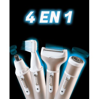 Afeitadora Recargable 4 en 1 Potencia 5W, Voltaje 220V