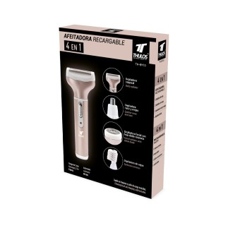 Afeitadora Recargable 4 en 1 Potencia 5W, Voltaje 220V