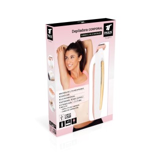 Depiladora Corporal USB Recargable - Autonomía de 45 Minutos - Incluy