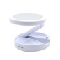 Specchio bifacciale illuminato a LED con ingrandimento 1x e 10x - Visione perfetta Specchio bifacciale illuminato a LED con ingrandimento 1x e 10x - Visione perfetta