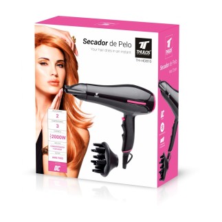 Sèche-cheveux 2000 W - 2 vitesses et 3 températures