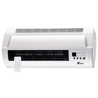 Riscaldatore elettrico da parete, potenza 1000-2000 W, 2 impostazioni di calore