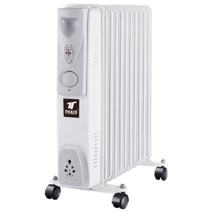 Radiador de Aceite 11 Elementos 2500W Potencia Eficiente