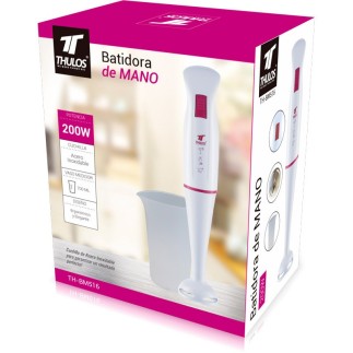 Batidora de Varilla 200W con Cuchilla de Acero Inoxidable