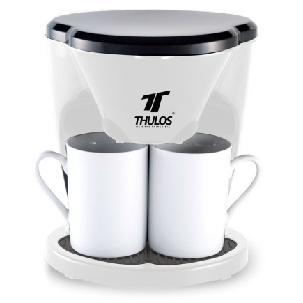 Macchina per caffè elettrica a due tazze: 450 W, design compatto