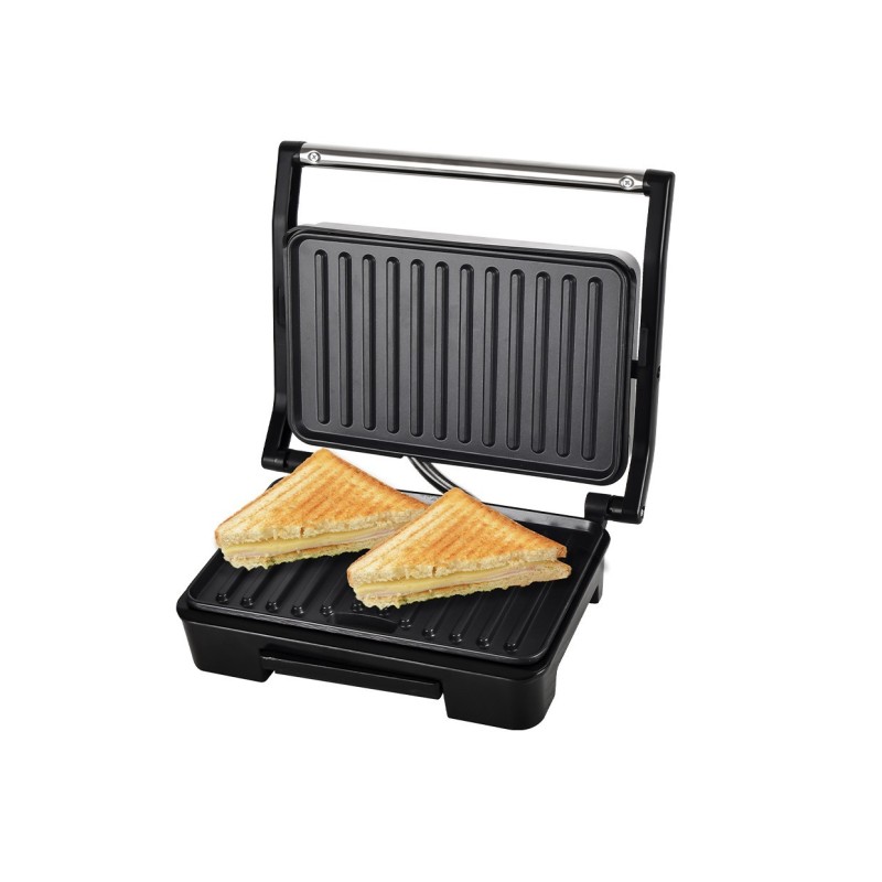 Panini Grill de 850W Versátil y Práctico para Tus Sándwiches Favoritos