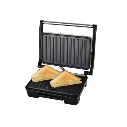 Grill à panini polyvalent et pratique de 850 W pour vos sandwichs préférés
