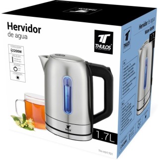 Bouilloire en acier inoxydable 1,7 L : élégance et efficacité