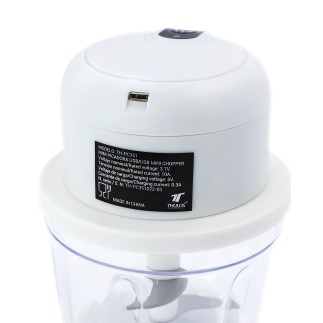 Mini Picadora USB de 350 ml con Cuchilla de Acero Inoxidable