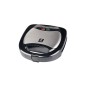 Piastra per sandwich con 2 cavità 750W