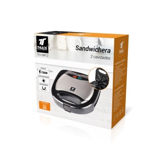 Sandwichera con 2 Cavidades 750W