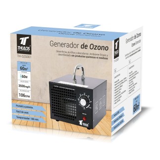Generatore di ozono da 60 W: aria pura e fresca per la tua casa o il tuo ufficio