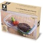 Lot de 3 plaques de cuisson rectangulaires en verre pour une cuisine polyvalente