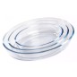 Set di 3 vassoi ovali in vetro per forno Elegance