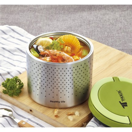 Lunch Box con corpo in acciaio inossidabile per una conservazione sicura