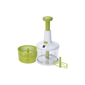 Utensilio 3 en 1 para Cocina  Picadora, Batidora y Escurridor Manual