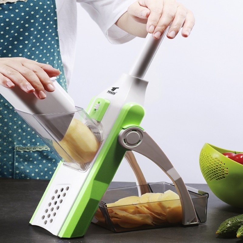 Mandoline de cuisine avec une variété de coupes facilite votre préparation culinaire Mandoline de cuisine avec une variété de coupes facilite votre préparation culinaire