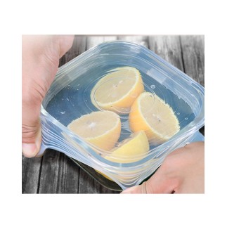 Lot de 6 couvercles extensibles en silicone Solution pratique