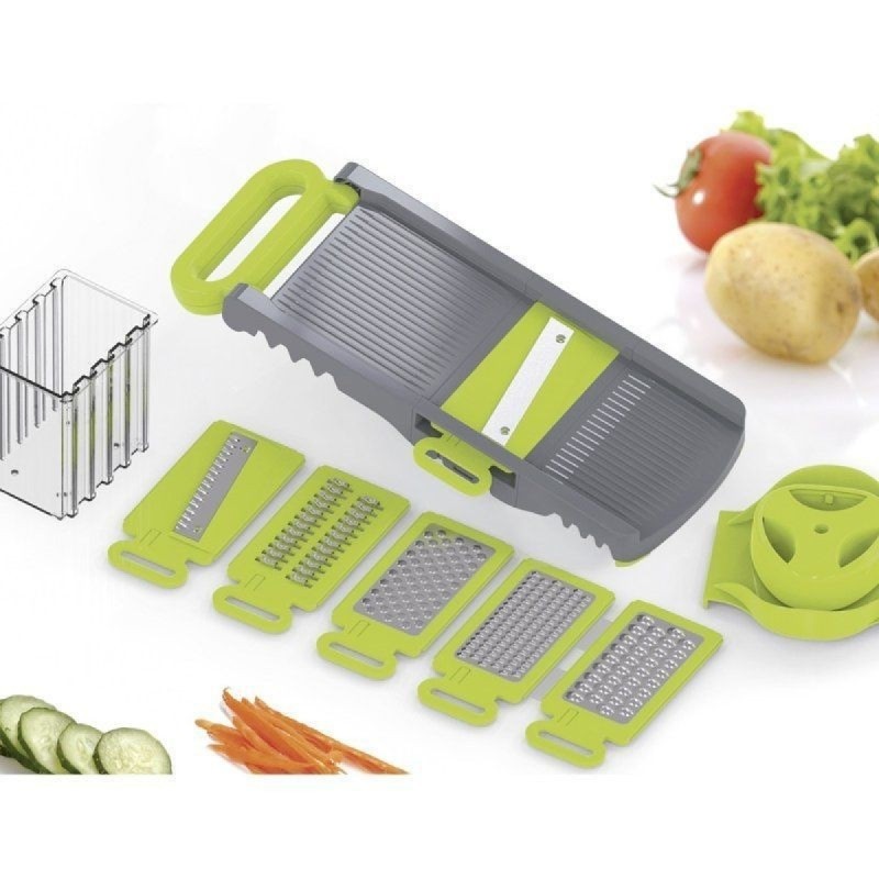 Râpe à aliments manuelle 6 en 1 Découvrez ses fonctions polyvalentes