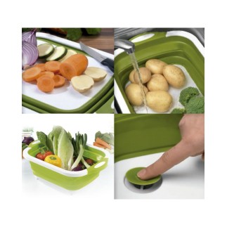 Tabla de Cortar Multifuncional Solución 3 en 1 para Cocina