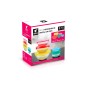 Set di 5 contenitori in vetro con coperchio, soluzione completa per lo stoccaggio Set di 5 contenitori in vetro con coperchio, soluzione completa per lo stoccaggio