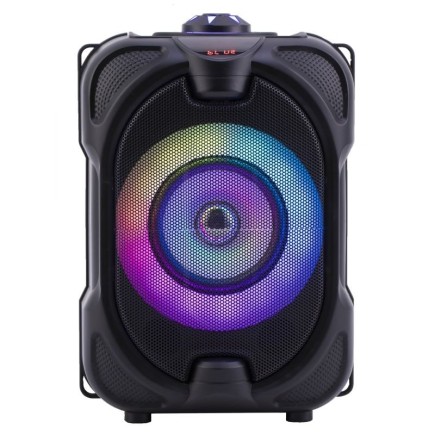 Alto-falante portátil sem fio TWS de 5 W com luzes LED: traga sua música e luz