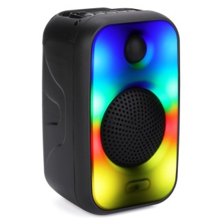 Aproveite música e luz em qualquer lugar com o alto-falante portátil TWS