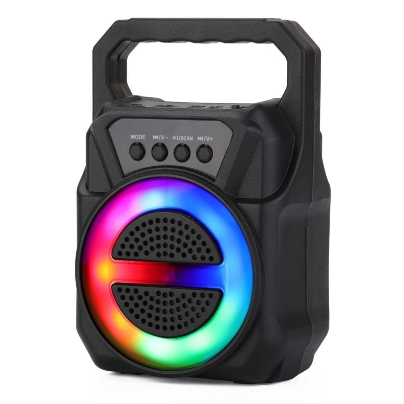 Altavoz Portátil TWS Wireless 5W con Luces LED Potencia Sonora y Visuales Dinámicas Altavoz Portátil TWS Wireless 5W con Luces LED Potencia Sonora y Visuales Dinámicas