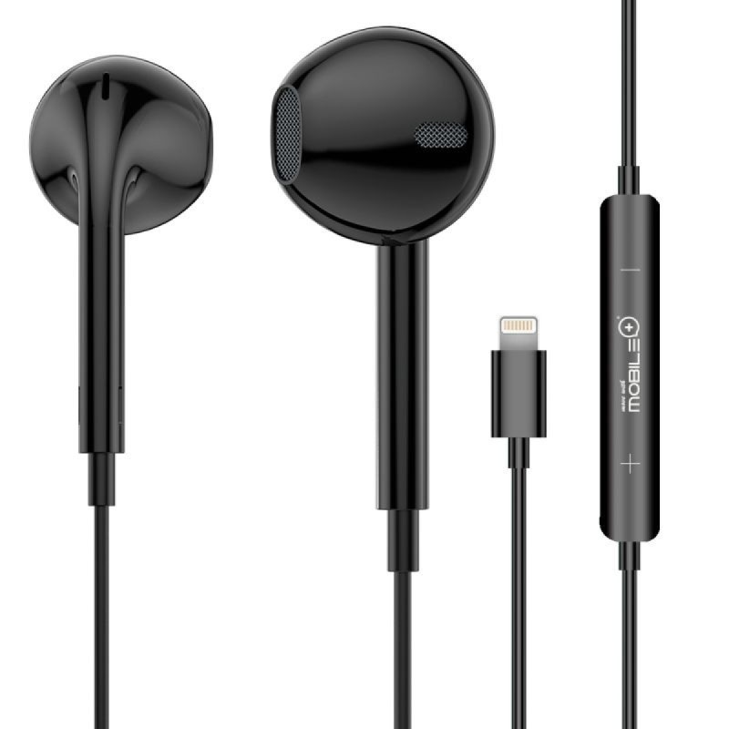 Cuffie stereo con connessione Lightning e microfono integrato 1.2m Cuffie stereo con connessione Lightning e microfono integrato 1.2m