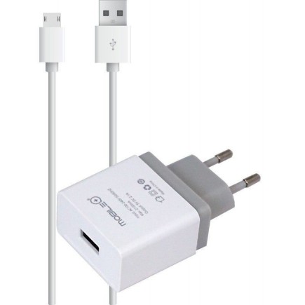 Cargador de Pared con Cable Micro USB  Carga Rápida y Eficiente