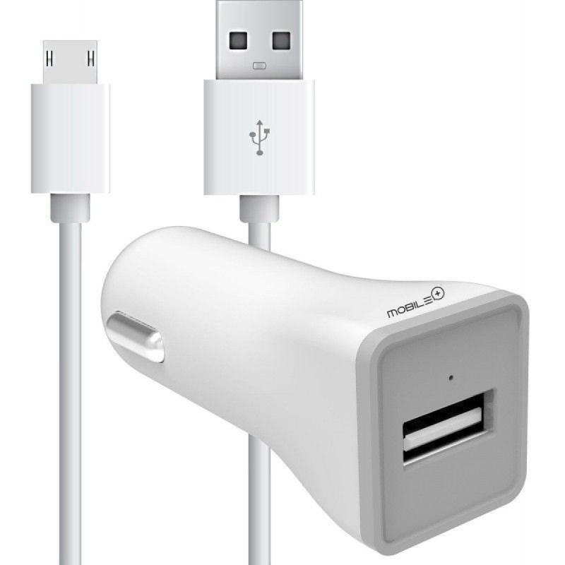 Cargador para Coche con Cable MicroUSB de 1 Metro Compatible con Smartphones (1A) Cargador para Coche con Cable MicroUSB de 1 Metro Compatible con Smartphones (1A)